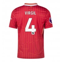 Maglia Calcio Liverpool Virgil van Dijk #4 Prima Divisa 2024-25 Manica Corta